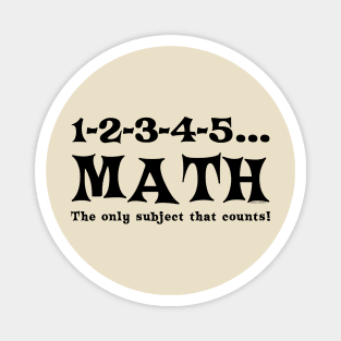 Black Math Counts Magnet